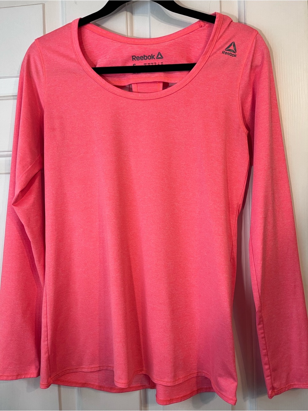 Reebok Coral Long Sleeve Workout Tee